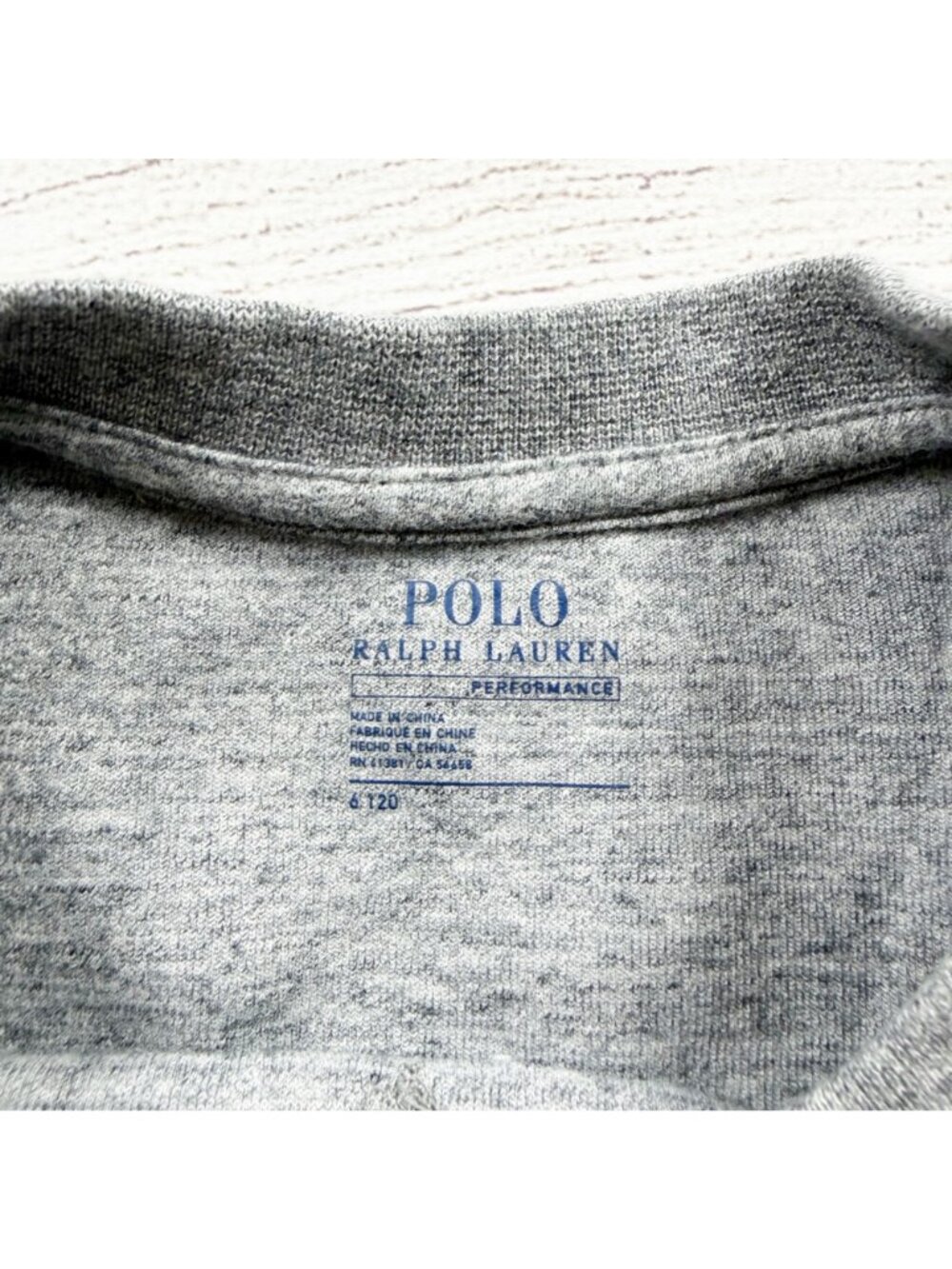 Polo Ralph Lauren Boys Gray Crewneck Sweatshirt “POLO” Logo 6 - Picture 2 of 4